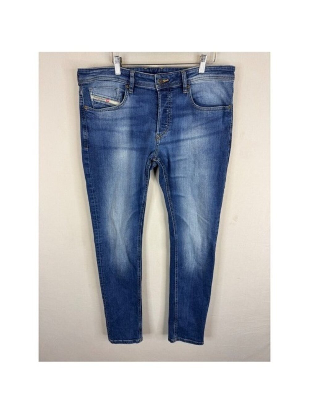 Diesel Sleenker-X Skinny Jeans Blue Wash 009PK W36 L32 Stretch Denim